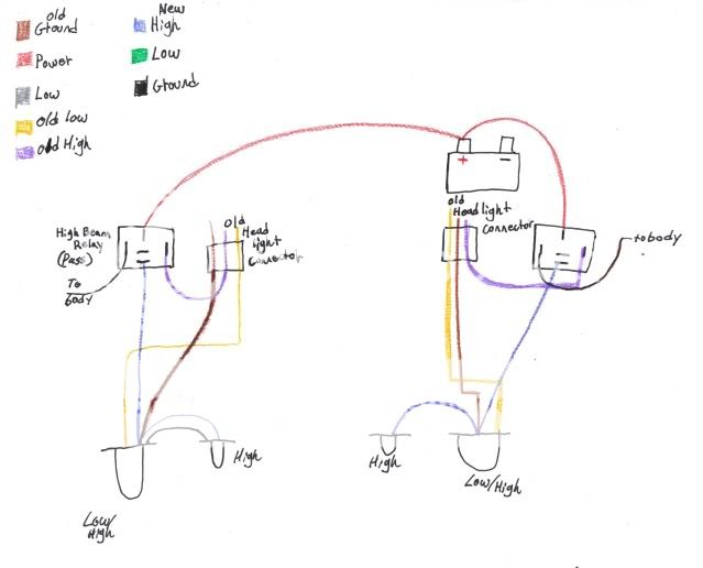 Question about headlight wiring | VW Vortex - Volkswagen Forum